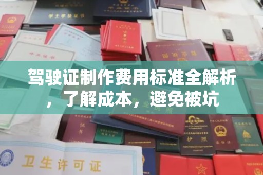 乌达驾驶证制作费用标准全解析，了解成本，避免被坑